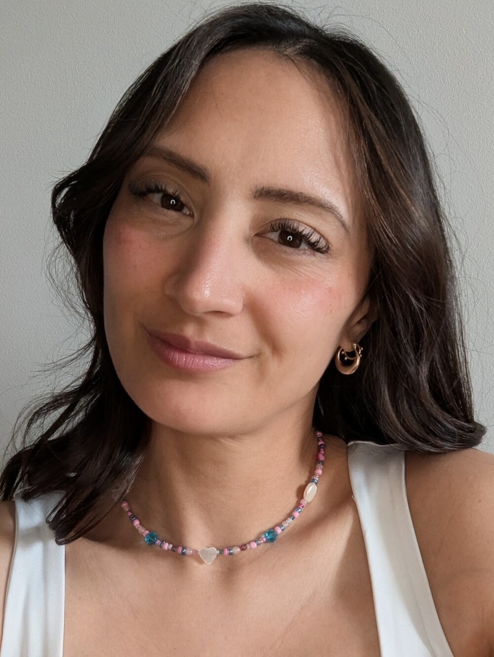 Full Bead Mode Bubblegum Beaded Necklace